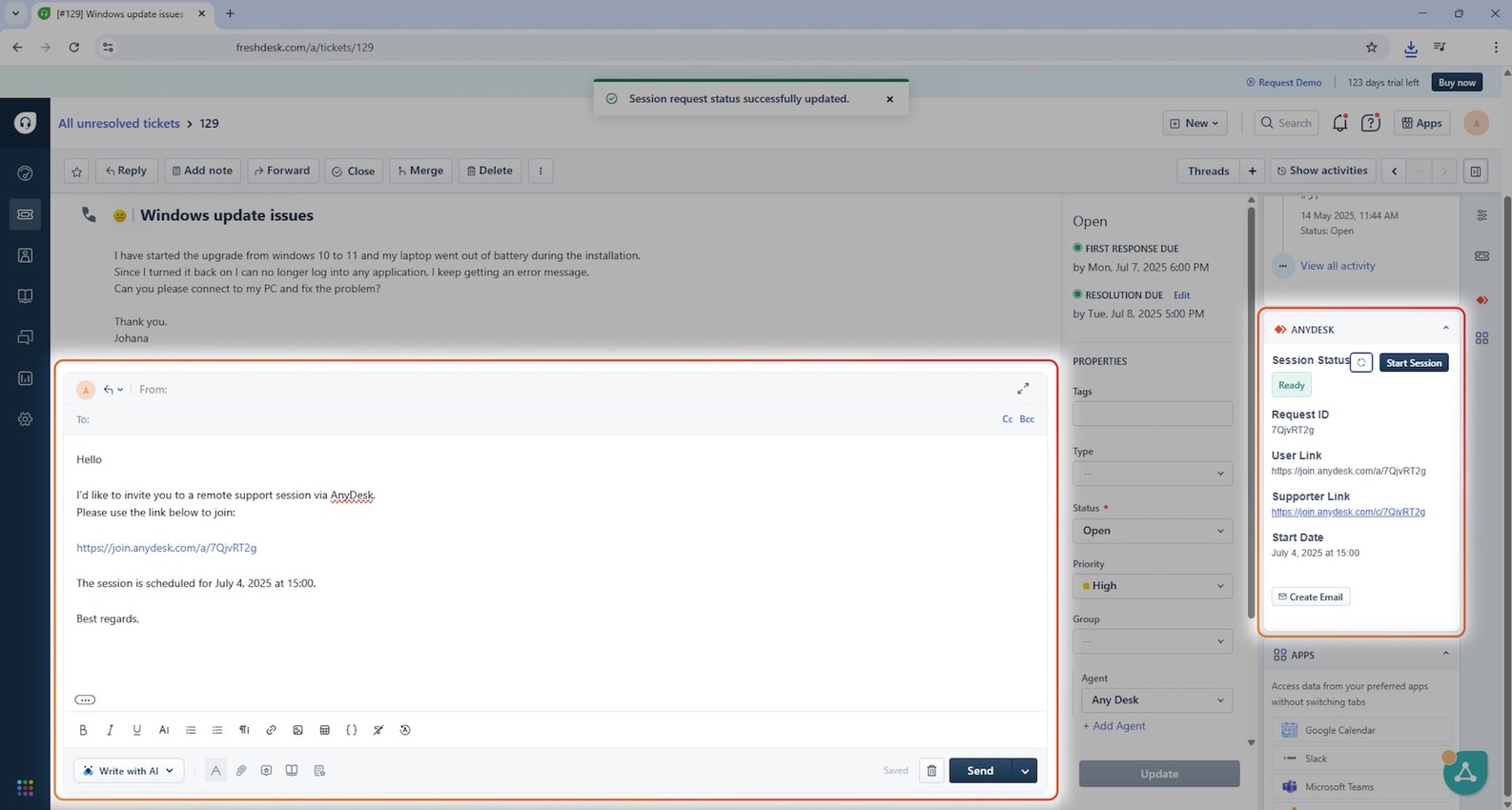 App screenshot submitted by the app developer that showcases
                the app's key features.