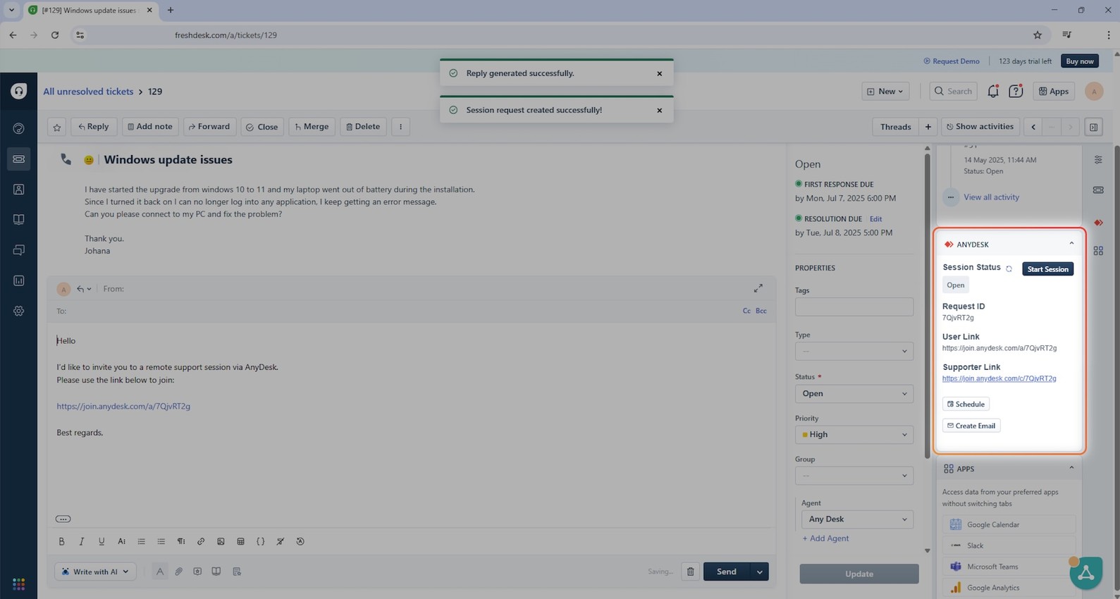 App screenshot submitted by the app developer that showcases
                the app's key features.