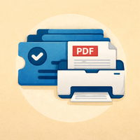 Print Tickets PDF Pro icon