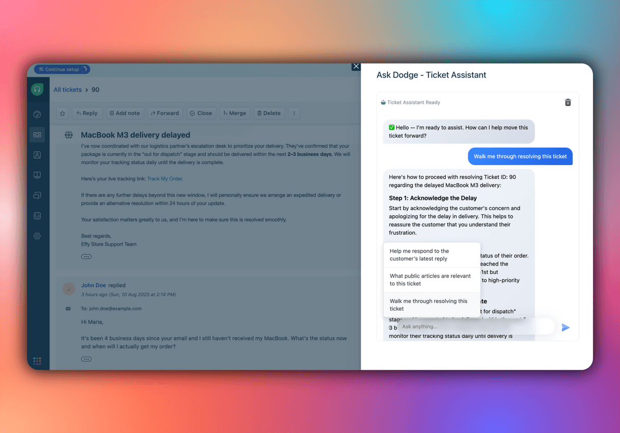 App screenshot submitted by the app developer that showcases
                the app's key features.