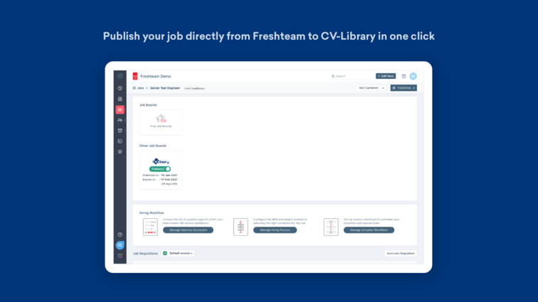 Cv Library Freshworks Marketplace