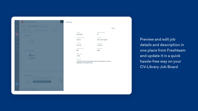 Cv Library Freshworks Marketplace